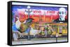 Mural by Chico in Ybor City Historic District-Richard Cummins-Framed Stretched Canvas