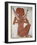 Mural Depicting Naked Woman with Shaved Head-null-Framed Giclee Print