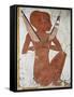 Mural Depicting Naked Woman with Shaved Head-null-Framed Stretched Canvas