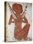 Mural Depicting Naked Woman with Shaved Head-null-Stretched Canvas