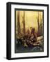 Mural Forest Marines-null-Framed Giclee Print