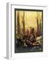 Mural Forest Marines-null-Framed Giclee Print