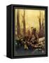 Mural Forest Marines-null-Framed Stretched Canvas