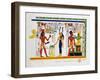 Mural from El-Kab, Egypt, 1841-Nestor l'Hote-Framed Giclee Print