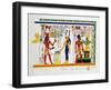 Mural from El-Kab, Egypt, 1841-Nestor l'Hote-Framed Giclee Print