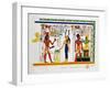 Mural from El-Kab, Egypt, 1841-Nestor l'Hote-Framed Giclee Print