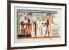 Mural from El-Kab, Egypt, 1841-Nestor l'Hote-Framed Giclee Print