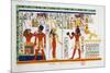 Mural from El-Kab, Egypt, 1841-Nestor l'Hote-Mounted Giclee Print