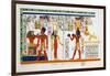 Mural from El-Kab, Egypt, 1841-Nestor l'Hote-Framed Giclee Print