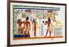 Mural from El-Kab, Egypt, 1841-Nestor l'Hote-Framed Giclee Print