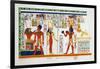 Mural from El-Kab, Egypt, 1841-Nestor l'Hote-Framed Giclee Print