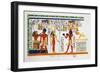 Mural from El-Kab, Egypt, 1841-Nestor l'Hote-Framed Giclee Print