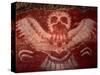 Mural from Tetitla, Eagle, Teotihuacan, Mexico-Kenneth Garrett-Stretched Canvas