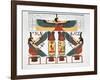 Mural from the Tombs of the Kings at Thebes, 1820-Charles Joseph Hullmandel-Framed Giclee Print