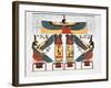 Mural from the Tombs of the Kings at Thebes, 1820-Charles Joseph Hullmandel-Framed Giclee Print