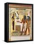 Mural from the Tombs of the Kings of Thebes, Discovered by G. Belzoni-Giovanni Battista Belzoni-Framed Stretched Canvas