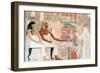 Mural from the Tombs of the Nobles, Thebes, Luxor, Egypt-null-Framed Giclee Print