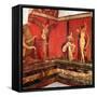 Mural from the Villa of the Mysteries, Pompeii-null-Framed Stretched Canvas