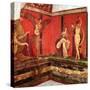 Mural from the Villa of the Mysteries, Pompeii-null-Stretched Canvas