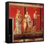 Mural from the Villa of the Mysteries, Pompeii-null-Framed Stretched Canvas