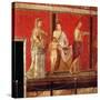 Mural from the Villa of the Mysteries, Pompeii-null-Stretched Canvas