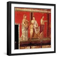 Mural from the Villa of the Mysteries, Pompeii-null-Framed Giclee Print