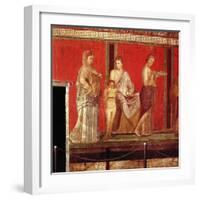 Mural from the Villa of the Mysteries, Pompeii-null-Framed Giclee Print