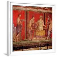 Mural from the Villa of the Mysteries, Pompeii-null-Framed Giclee Print