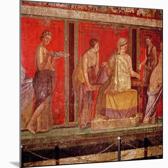 Mural from the Villa of the Mysteries, Pompeii-null-Mounted Giclee Print