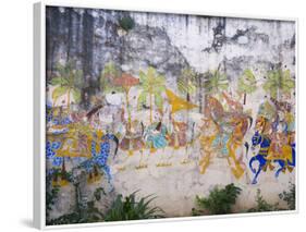 Mural in Castle Bijaipur, Rajasthan, India-Keren Su-Framed Photographic Print