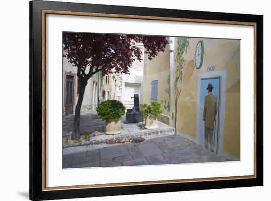 Mural in the Town of Sigean, Languedoc-Roussillon, France-Rob Cousins-Framed Photographic Print