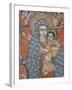 Mural of Jesus and Mary, Gondar, Ethiopia-J P De Manne-Framed Photographic Print