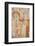 Mural of the Visitation Dating from the 12th to 16th Century in the Church of Moutiers-Godong-Framed Photographic Print