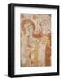 Mural of the Visitation Dating from the 12th to 16th Century in the Church of Moutiers-Godong-Framed Photographic Print