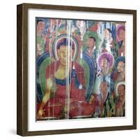 Mural Painting (11th Century), Dratang Monastery, Lhoka (Shannan) Prefecture, Tibet, China-Ivan Vdovin-Framed Photographic Print