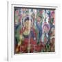 Mural Painting (11th Century), Dratang Monastery, Lhoka (Shannan) Prefecture, Tibet, China-Ivan Vdovin-Framed Photographic Print