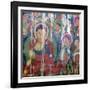 Mural Painting (11th Century), Dratang Monastery, Lhoka (Shannan) Prefecture, Tibet, China-Ivan Vdovin-Framed Photographic Print