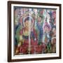 Mural Painting (11th Century), Dratang Monastery, Lhoka (Shannan) Prefecture, Tibet, China-Ivan Vdovin-Framed Photographic Print