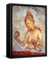 Mural Painting (6th Century), Sigiriya, Sri Lanka-Ivan Vdovin-Framed Stretched Canvas