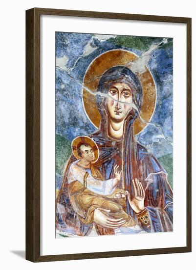 Mural Painting, Abbey Church, Sant Angelo in Formis, Campania, Italy-Ivan Vdovin-Framed Photographic Print