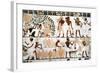 Mural Painting Depicting Scene of Grape Picking and Wine Production, from New Kingdom-null-Framed Giclee Print