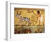 Mural Painting Depicting Sennedjem Ploughing Fields of Iaru-null-Framed Giclee Print