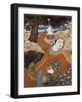 Mural Paintings, Chehel Sotoun, Isfahan, Iran, Middle East-Richard Ashworth-Framed Photographic Print