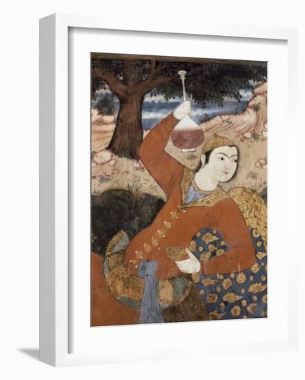 Mural Paintings, Chehel Sotoun, Isfahan, Iran, Middle East-Richard Ashworth-Framed Photographic Print