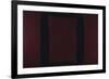 Mural, Section 3 {Black on Maroon} [Seagram Mural]-Mark Rothko-Framed Giclee Print