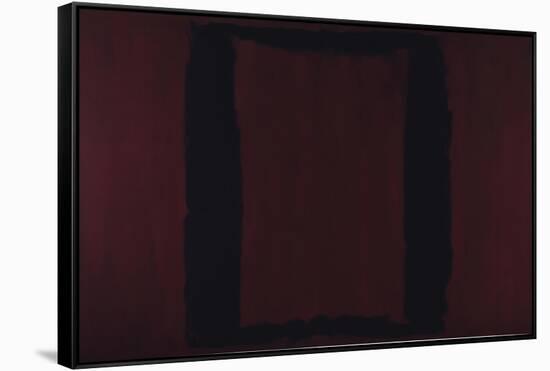 Mural, Section 3 {Black on Maroon} [Seagram Mural]-Mark Rothko-Framed Stretched Canvas