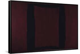 Mural, Section 3 {Black on Maroon} [Seagram Mural]-Mark Rothko-Framed Stretched Canvas