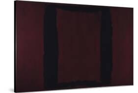 Mural, Section 3 {Black on Maroon} [Seagram Mural]-Mark Rothko-Stretched Canvas