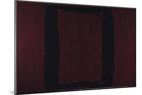 Mural, Section 3 {Black on Maroon} [Seagram Mural]-Mark Rothko-Mounted Premium Giclee Print