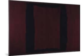Mural, Section 3 {Black on Maroon} [Seagram Mural]-Mark Rothko-Mounted Giclee Print